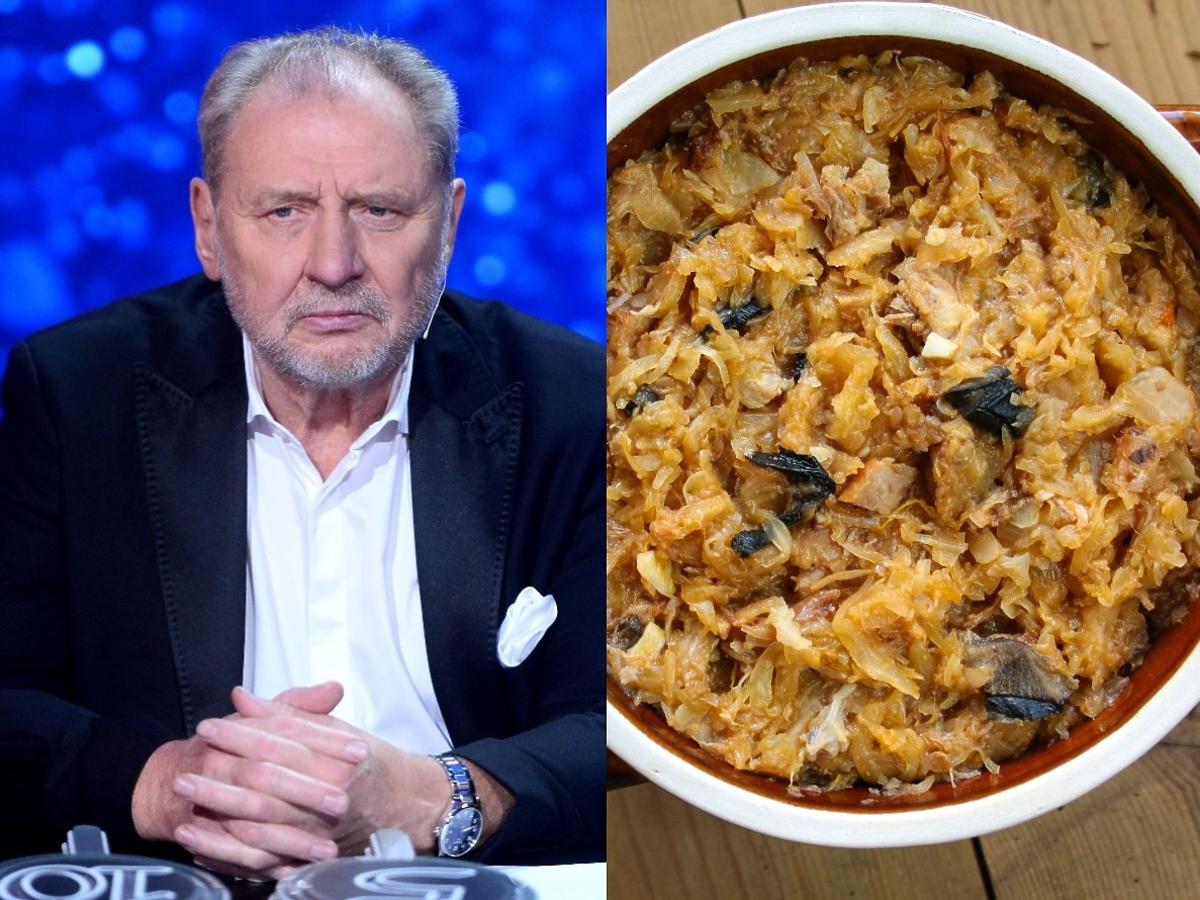 Andrzej Grabowski gotuje z pasją. O swoim popisowym bigosie: "to bardzo inny bigos od tego, jak sobie wyobrażamy "