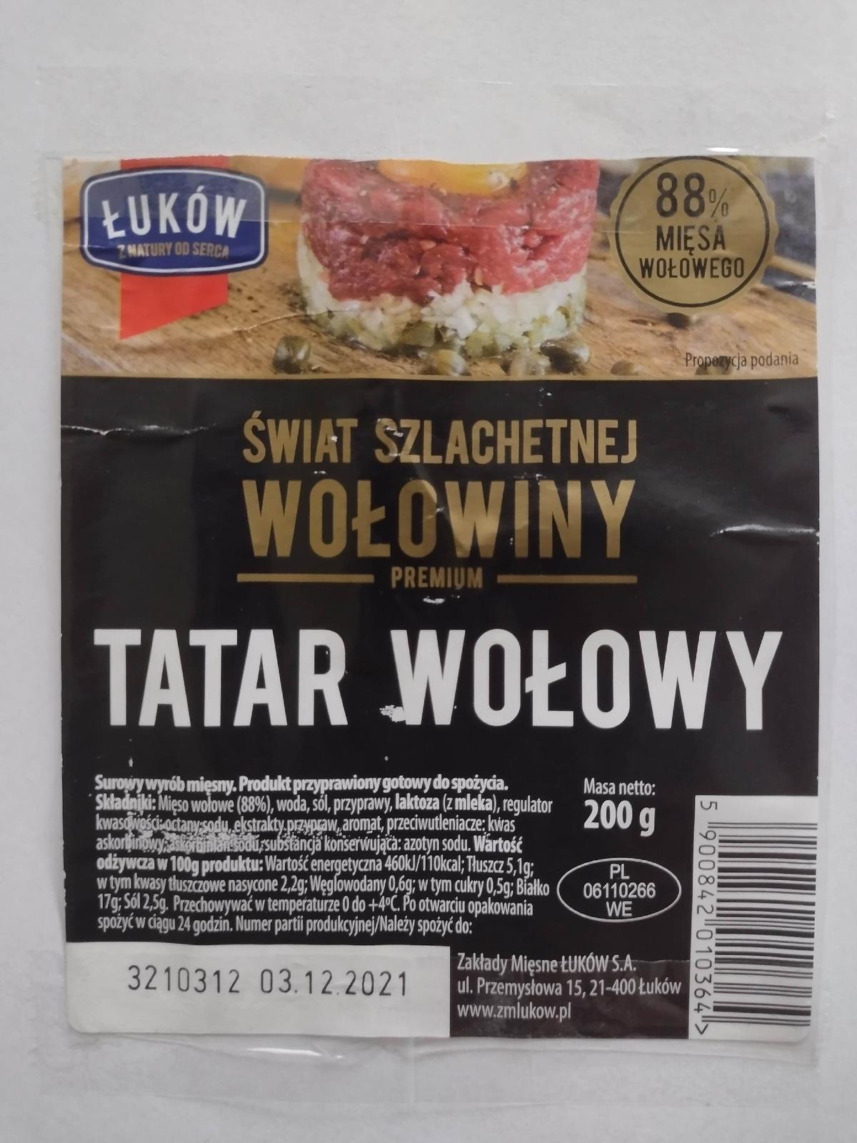 GIS wycofuje tatar wołowy znanej marki. Jest skażony salmonellą