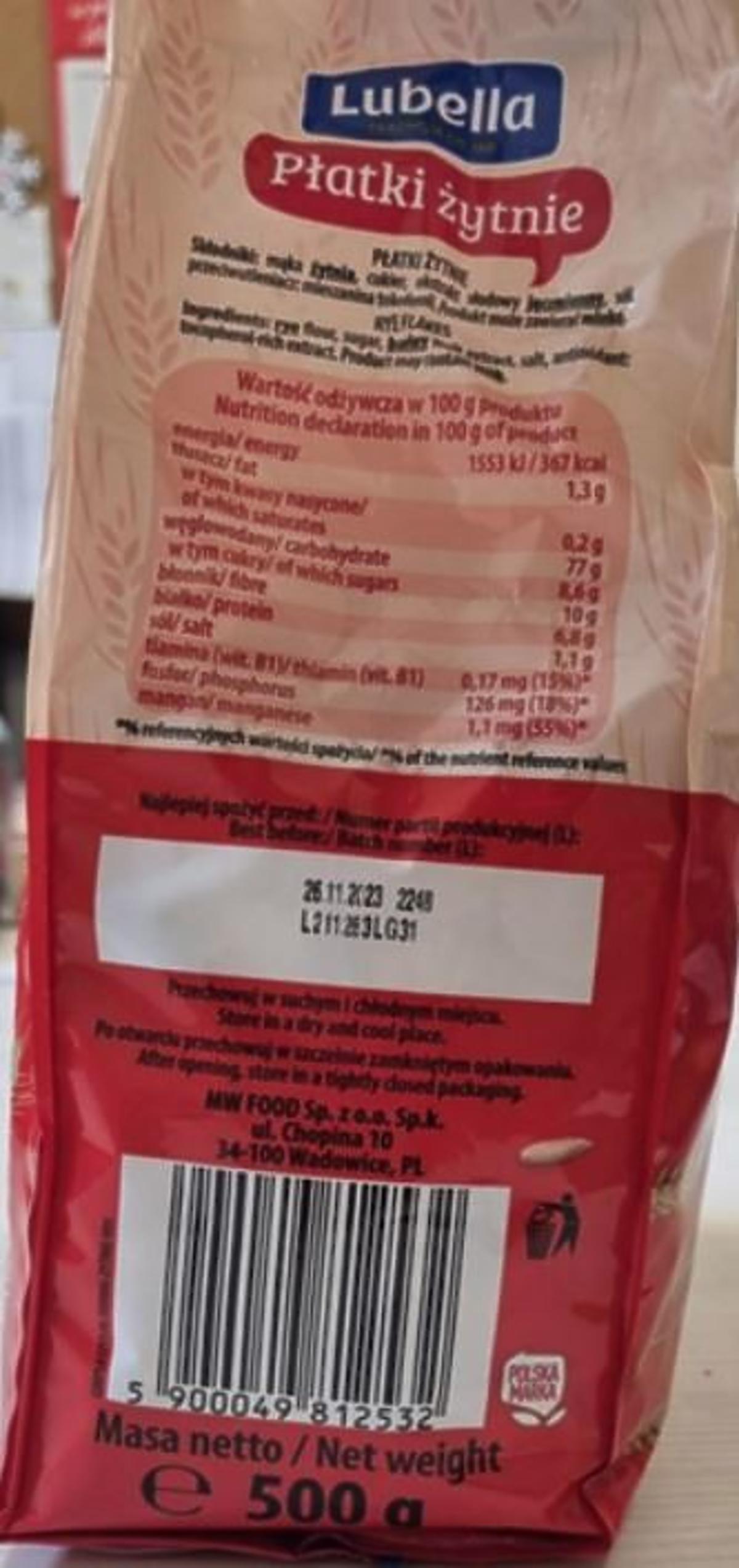 GIS wycofuje ze sprzedaży płatki znanej firmy. Stwierdzono wysoki poziom akryloamidu