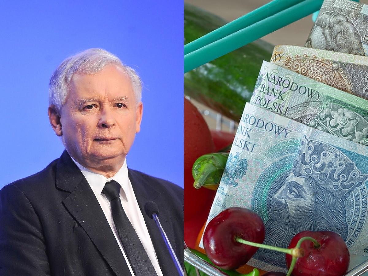 Inflacja podniosła ceny żywności, tymczasem Kaczyński chce podniesienia zarobków do... 9600 zł