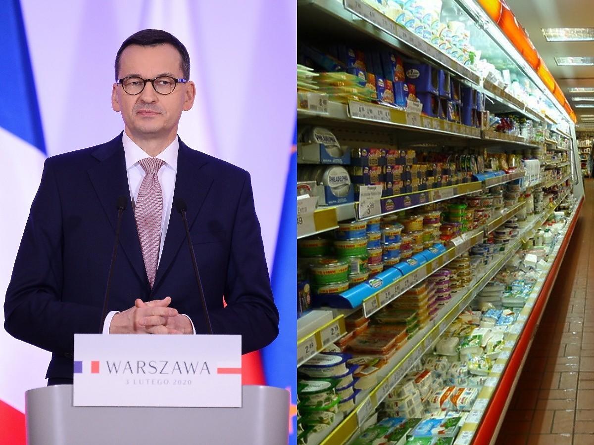 Jedzenie drożeje, a Mateusz Morawiecki odcina się od wpływu rządu na inflację: „Płace rosną szybciej”