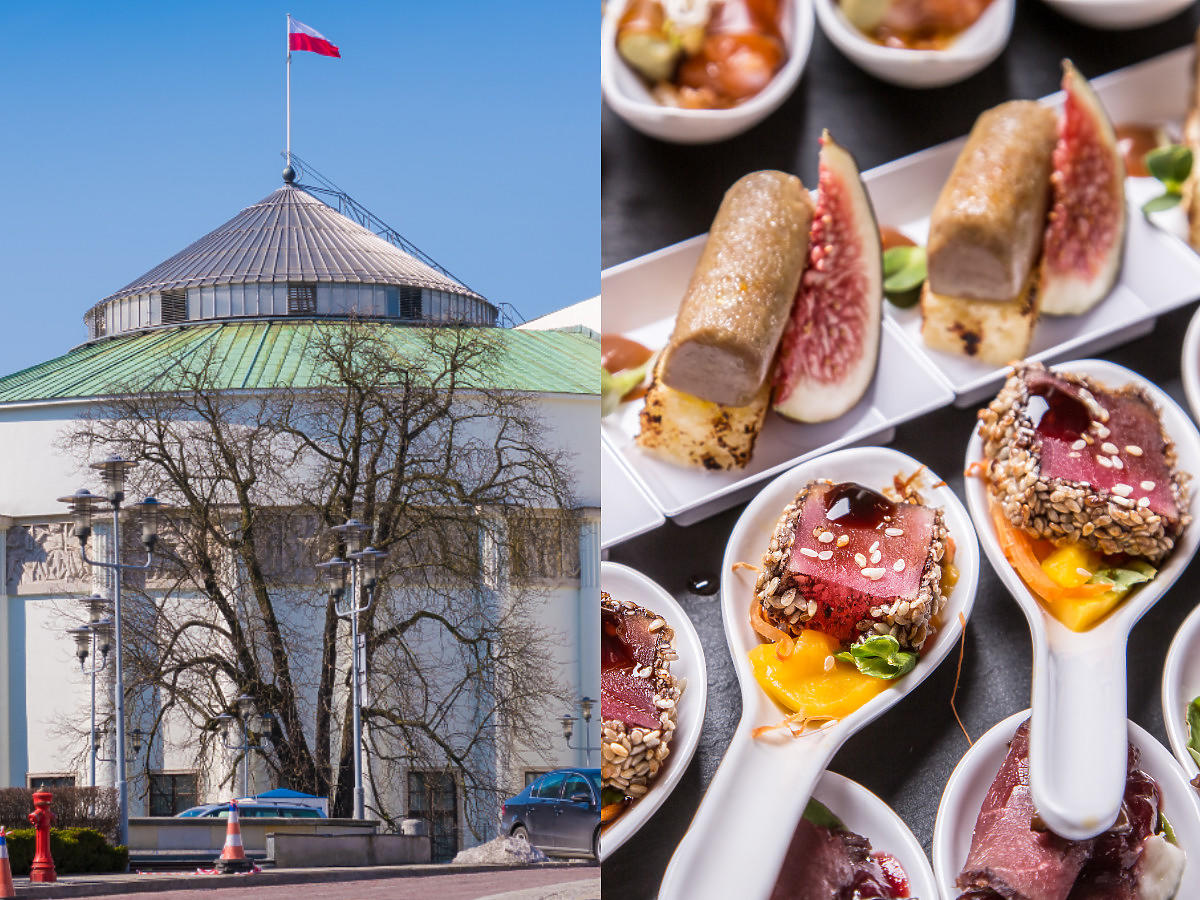 Kancelaria Sejmu wydała 1,5 mln na luksusową żywność. Poseł KO: "oni za to nie płacą"