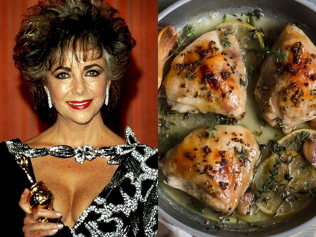 Mamy przepis na cudownego kurczaka w winie według Elizabeth Taylor. Ikona kina miała świetny gust