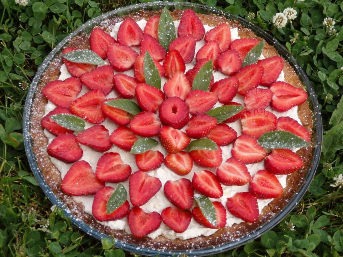 Przepis na tartę z mascarpone i truskawkami. Pyszna i delikatna