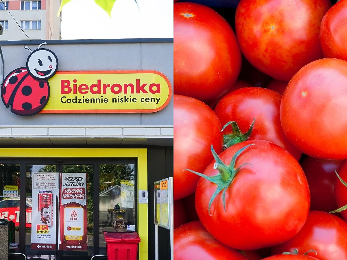 Szynka bez kości za 12 zł w Biedronce, a do tego pomidory i ogórki po 5 zł