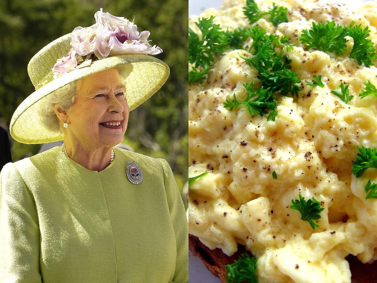 To była ulubiona jajecznica królowej Elżbiety II. Ten 1 składnik bardzo zaskakuje 