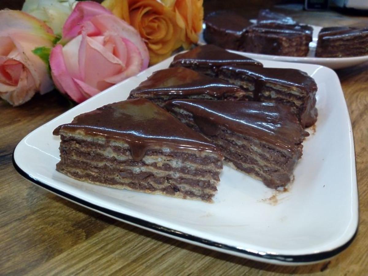 wafle w czekoladzie przepis