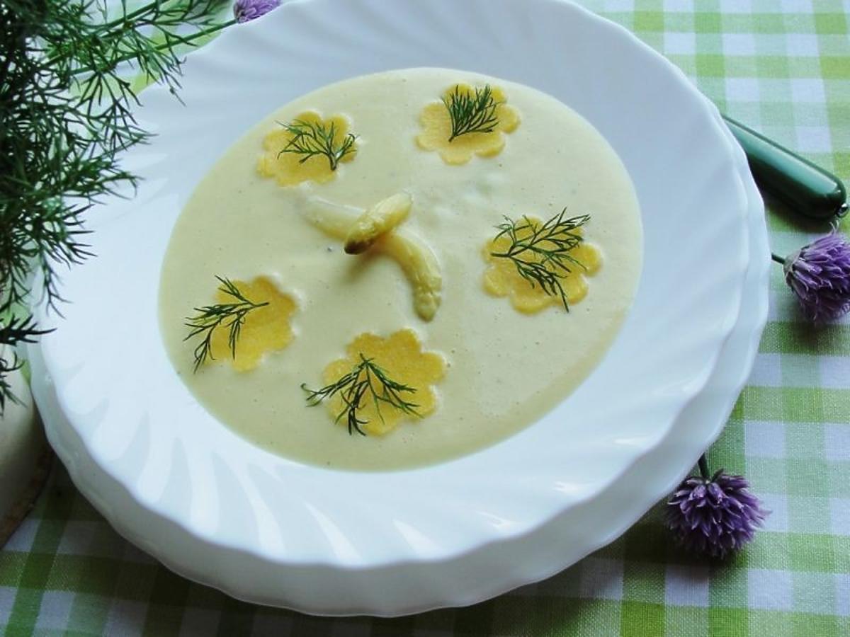 Zupa krem z białych szparagów z kluseczkami. Rewelacyjny smak